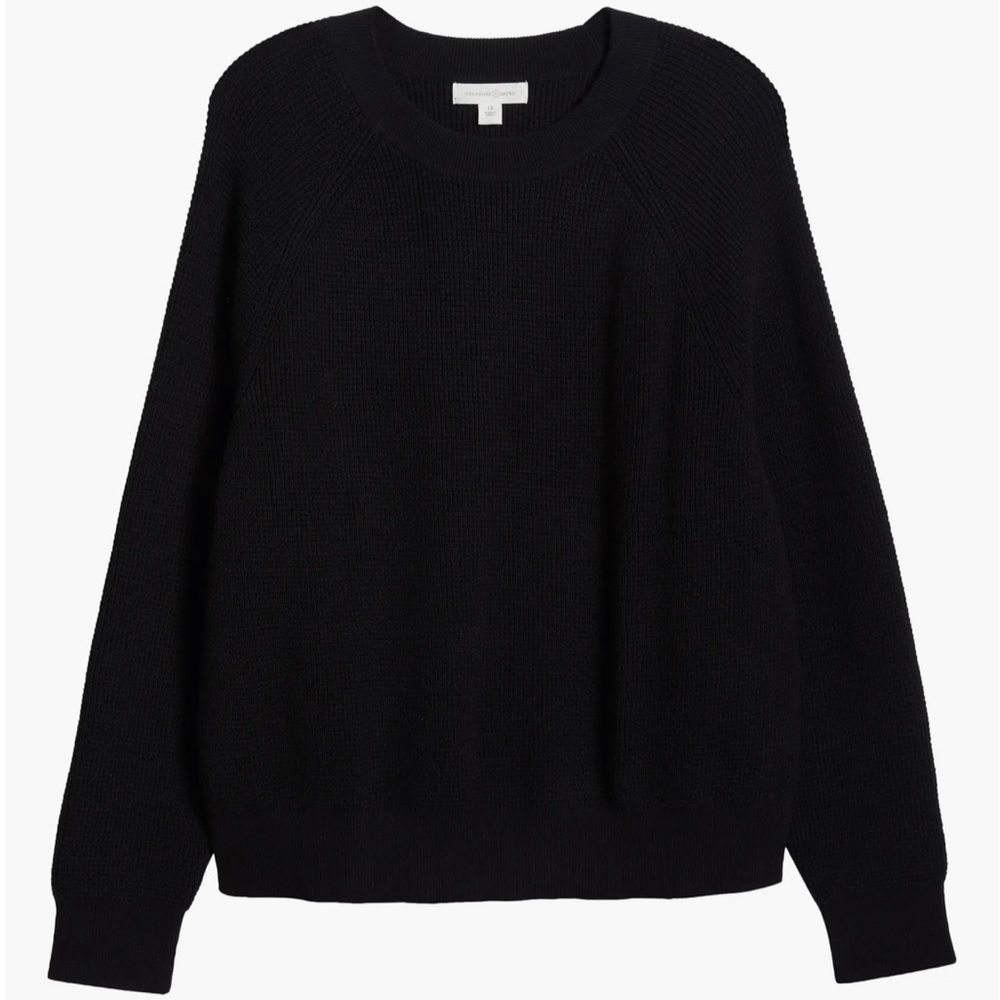TREASURE & BOND Cotton Thermal Stitch Sweater